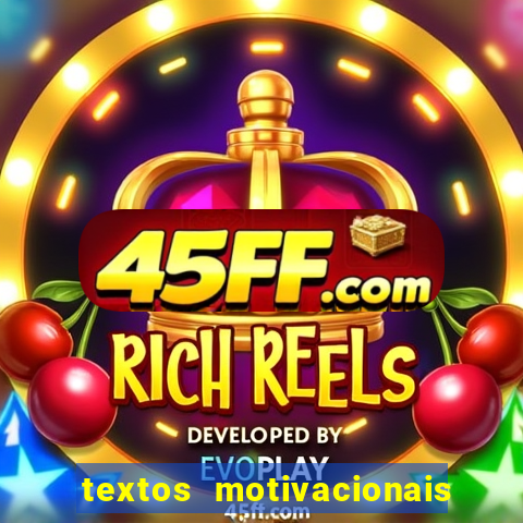 textos motivacionais para equipes